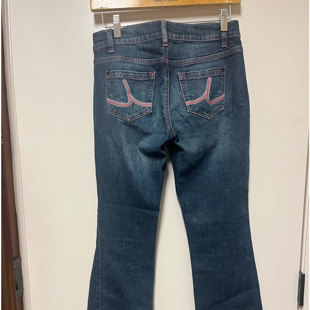 Inc jeans with pink stitching